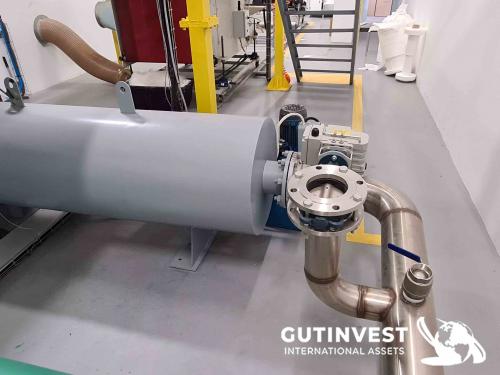 Meltblown extrusion line