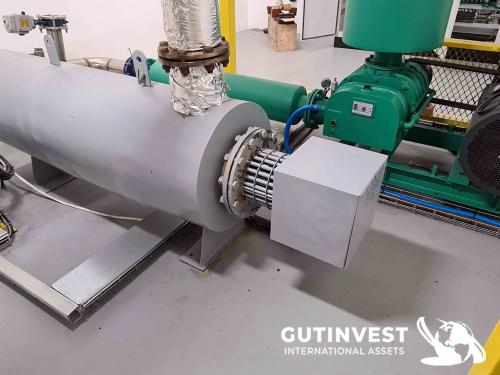 Meltblown extrusion line