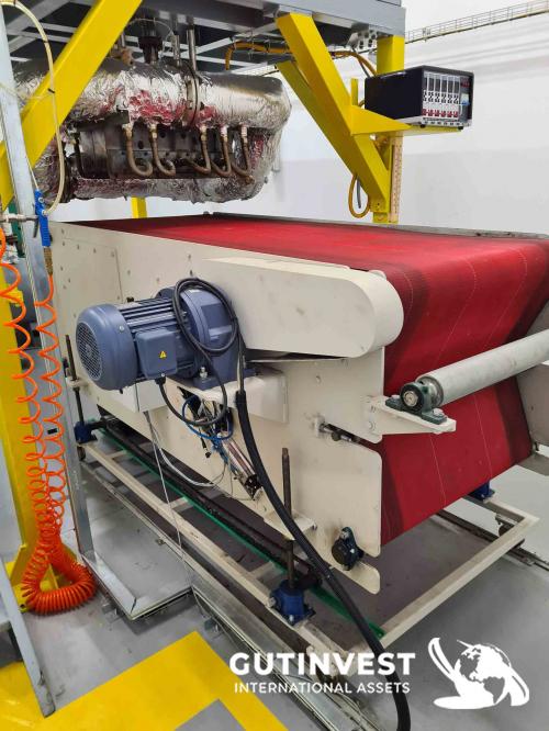 Meltblown extrusion line