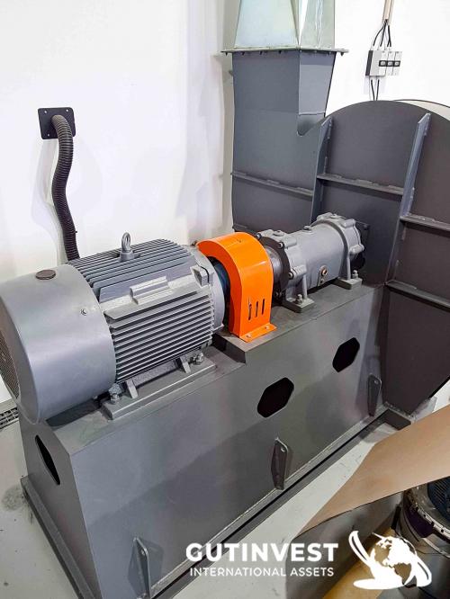 Meltblown extrusion line