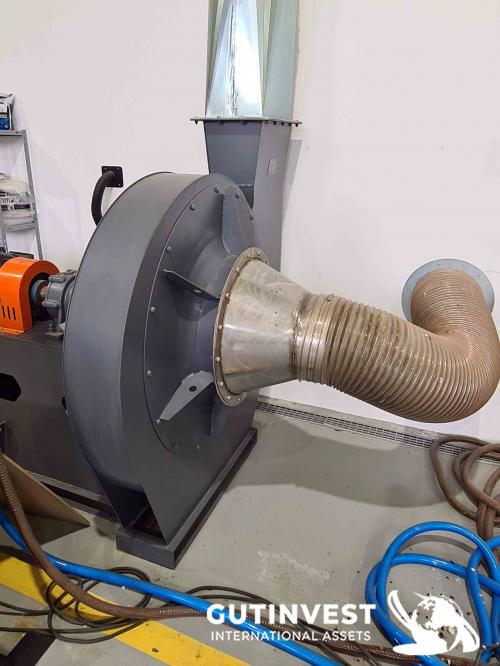 Meltblown extrusion line