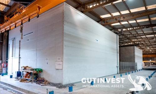 Complete line of precast concrete walls