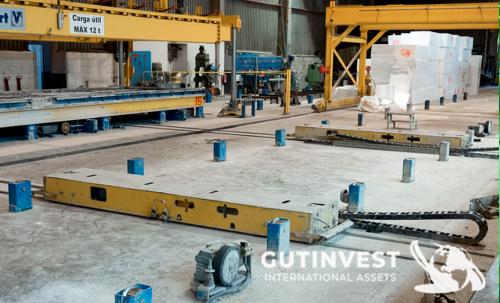 Complete line of precast concrete walls
