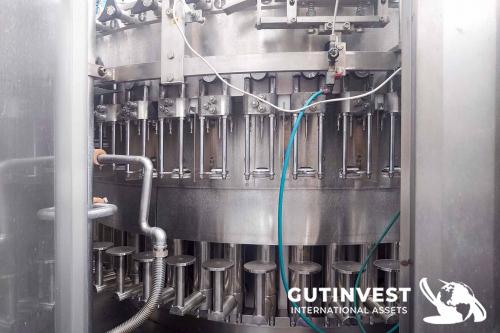 Isobaric bottling line for wine of 1Lt, 1.5Lt and 2Lt