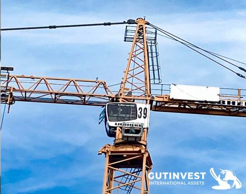 Tower crane with cabin