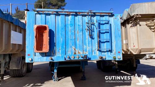 Semi -  trailer open box- 3 axes