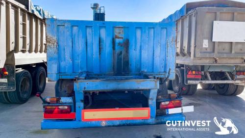 Semi -  trailer open box- 3 axes