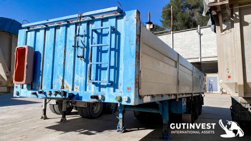Semi -  trailer open box- 3 axes