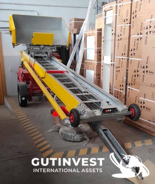 Inclined lift crane