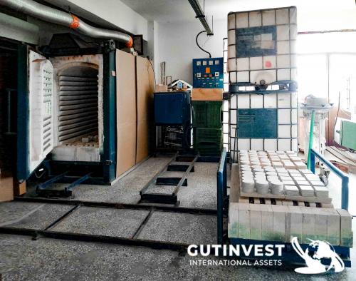 Complete line for the production of ceramic products