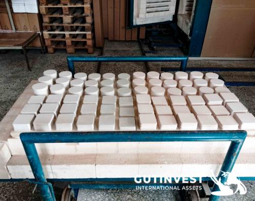 Complete line for the production of ceramic products