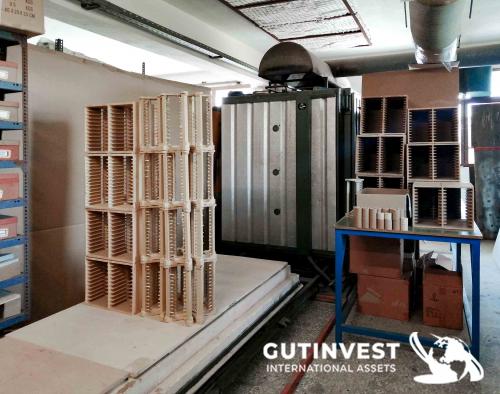 Complete line for the production of ceramic products