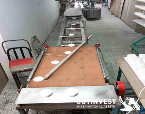 Complete line for the production of ceramic products