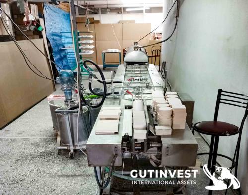 Complete line for the production of ceramic products