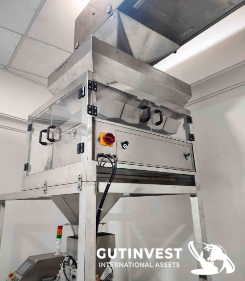 Vertical packaging line for Doypack bags