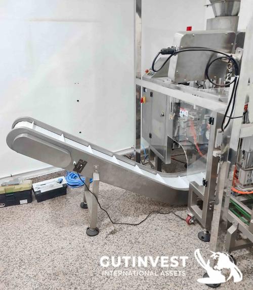 Vertical packaging line for Doypack bags