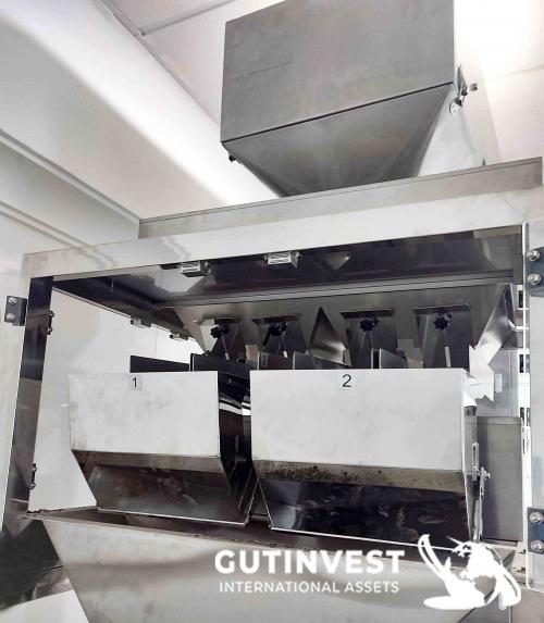 Vertical packaging line for Doypack bags