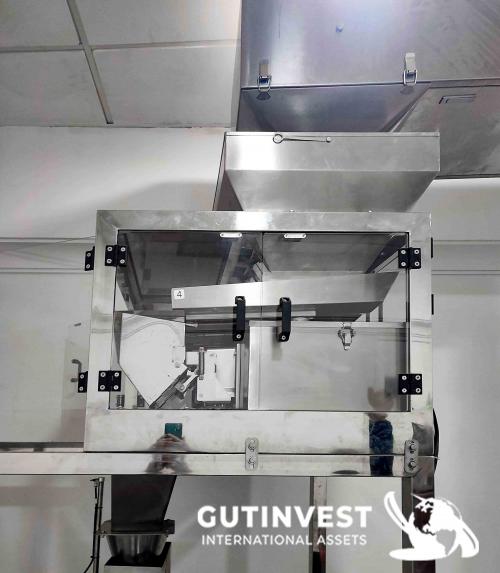 Vertical packaging line for Doypack bags