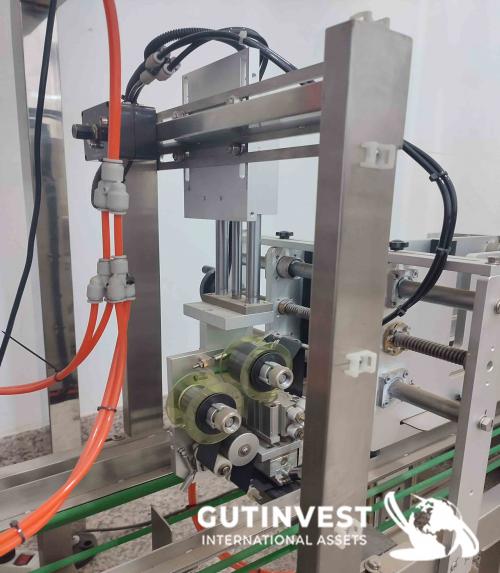 Vertical packaging line for Doypack bags