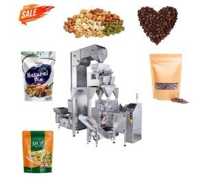 Vertical packaging line for Doypack bags