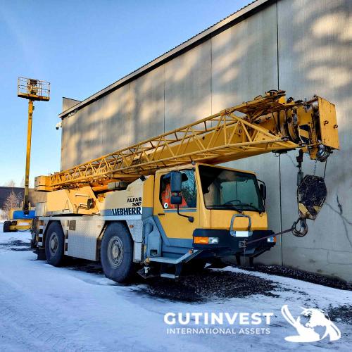 Self-propelled mobile crane 35 Tns.