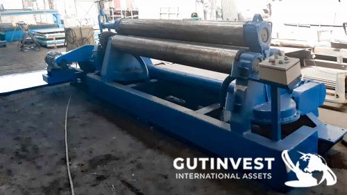 Plate rolling bending machine