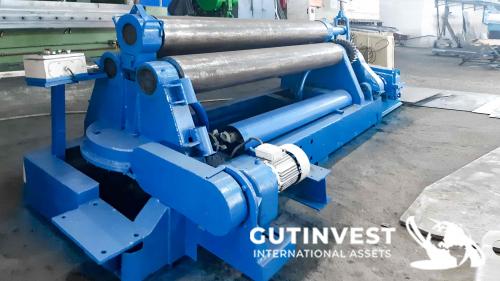 Plate rolling bending machine