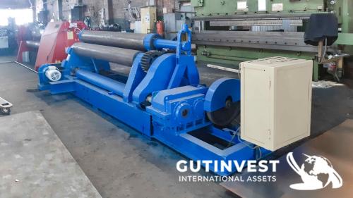 Plate rolling bending machine