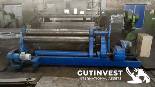 Plate rolling bending machine