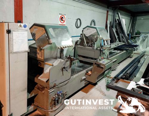Double head cross-cut sawing machine