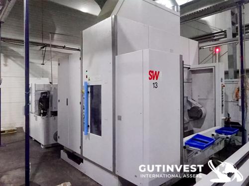 SW-W04-22 Twin-spindle horizontal machining center - 5 axes