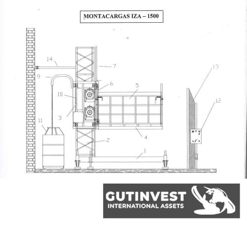 Construction lifting elevator
