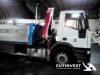 1  -   Open box truck with boom lift
