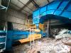 1  -  Cardboard baler press