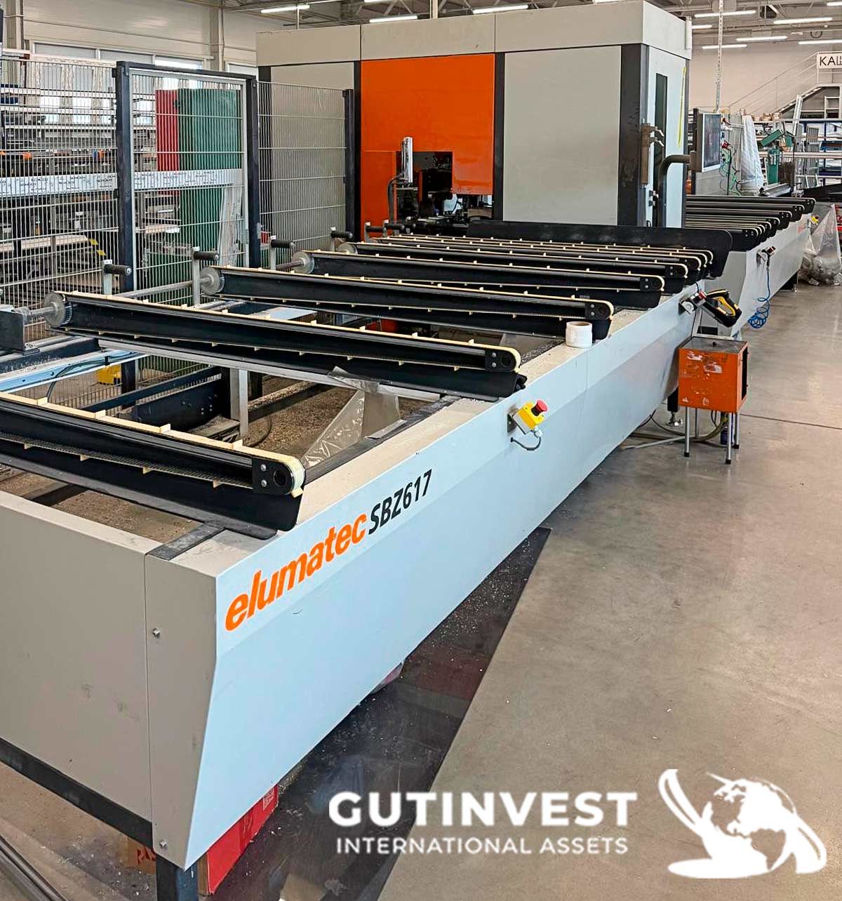 Cnc machining centre for PVC profiles