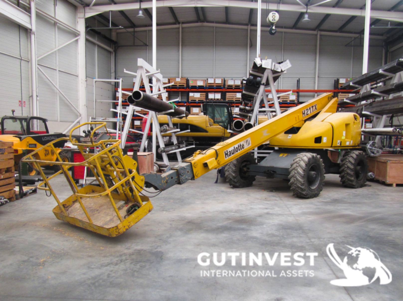 4x4 Diesel Telescopic articulated boom lift