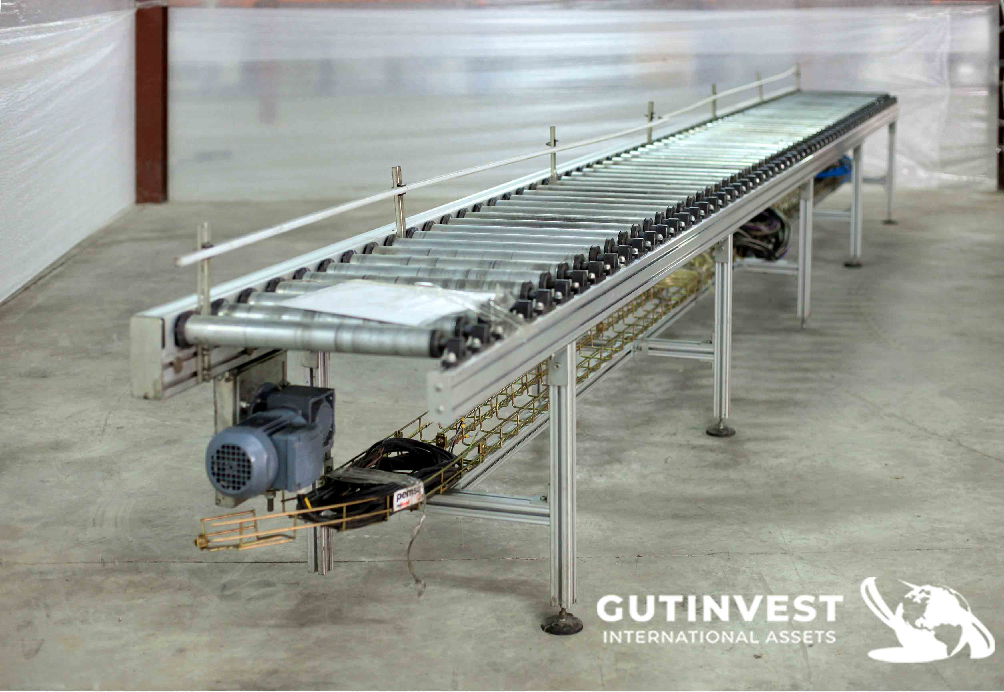 Mesa de rodillos motorizada (5000 x 460 mm)
