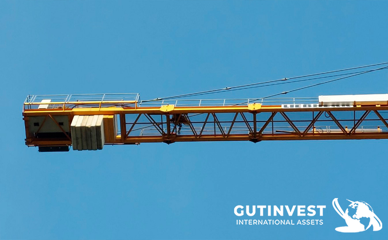 Tower crane with cabin