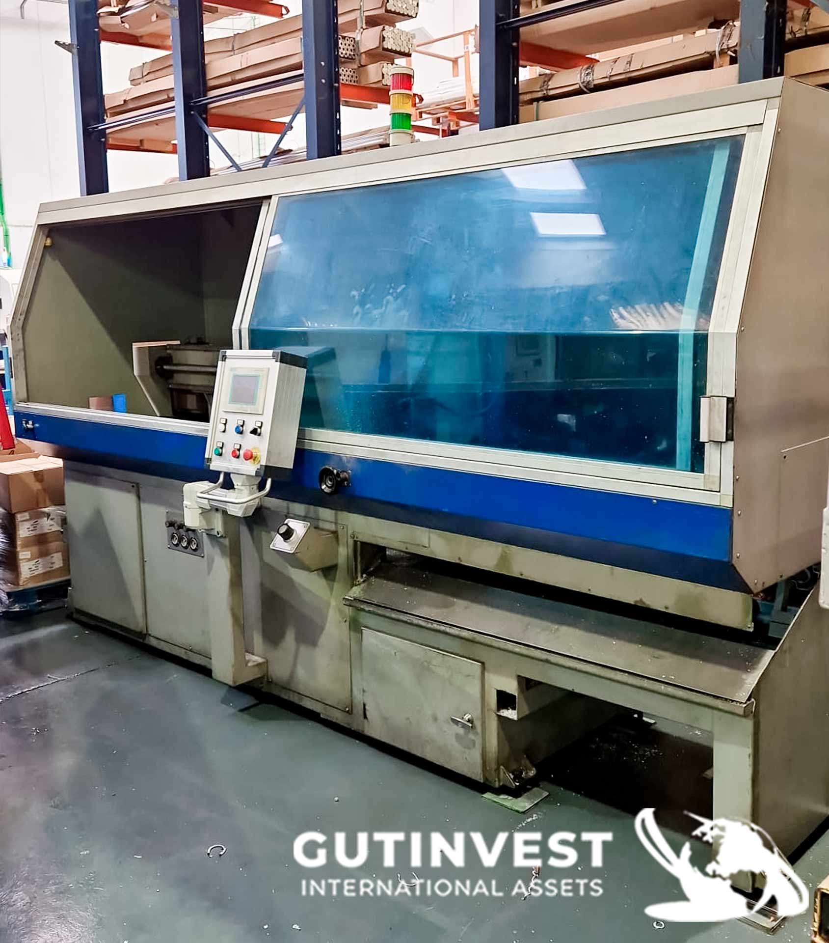Aluminum profile and tube cutting machine