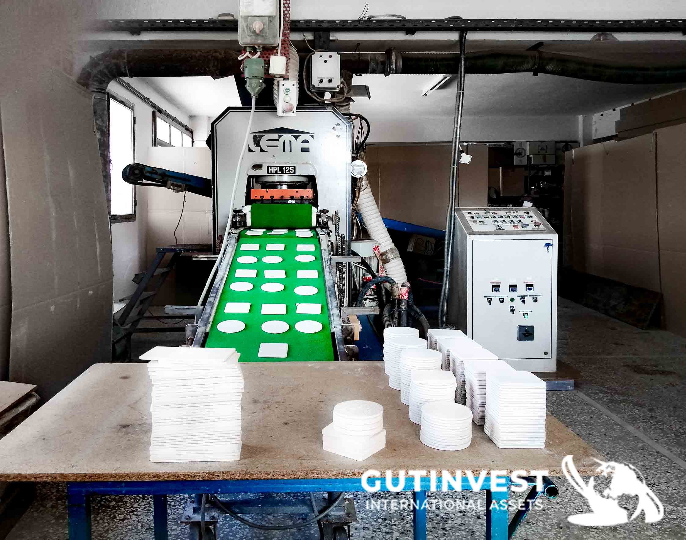 Complete line for the production of ceramic products