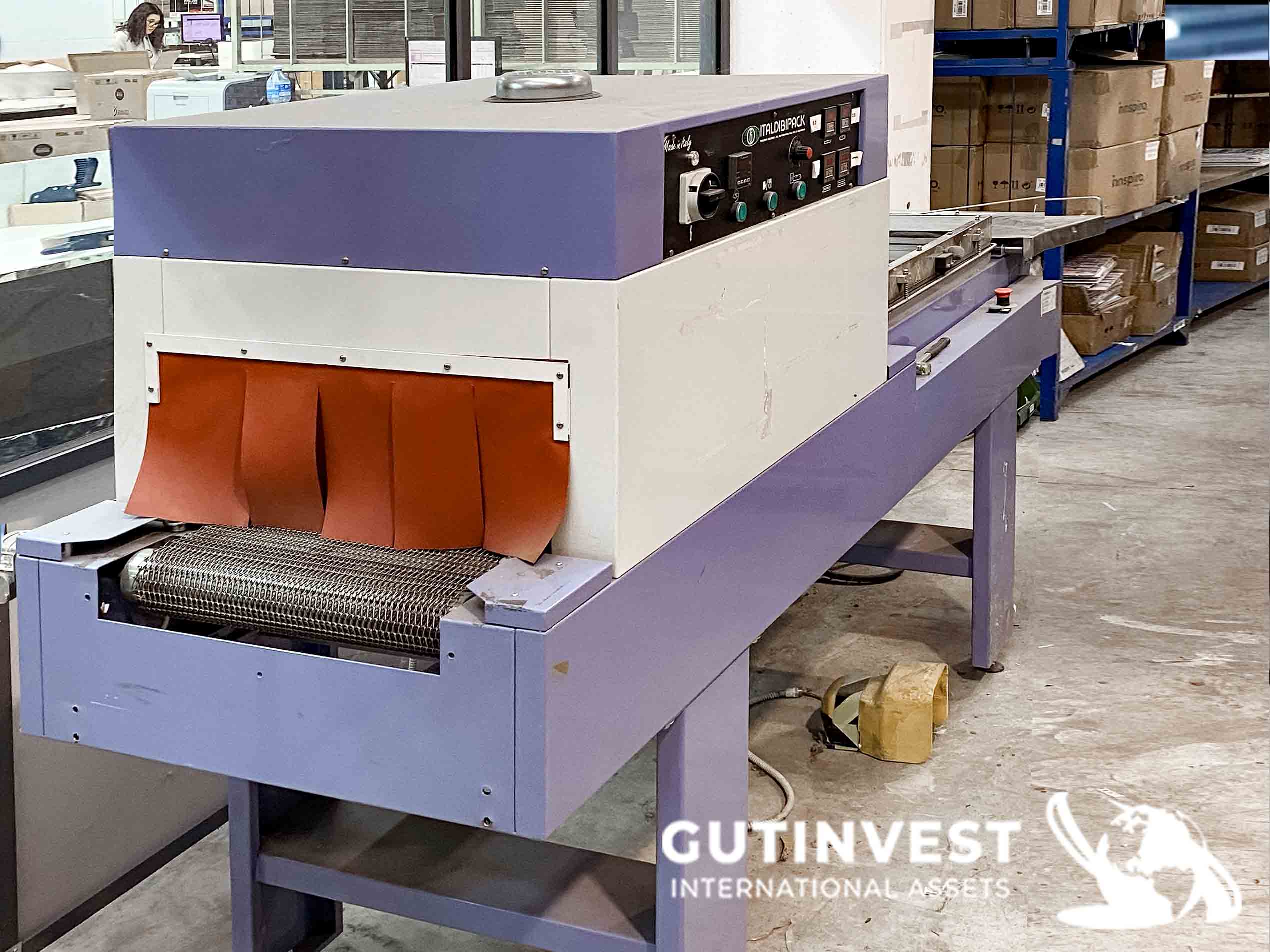 shrink wrapping machine + shrink tunnel