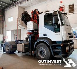 Camiones pluma SCANIA /IVECO; C.abierta MB; Cabeza tractora FORD