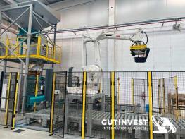 Palletized, bagging and filling line of big bags - 15 to 50Kg.